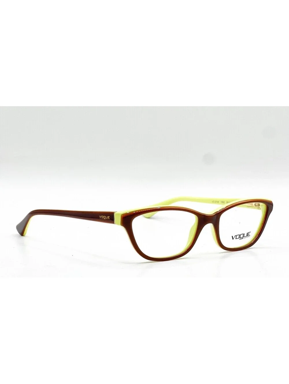 Vogue VO 2748 1992 Light Brown Yellow Authentic Eyeglass Frames 50-17